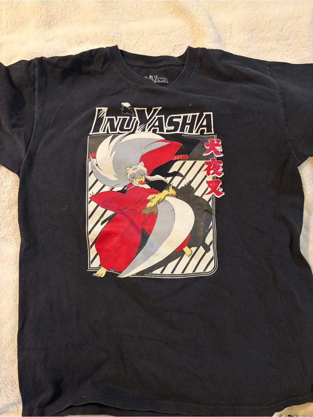 InuYasha Black Graphic Tee